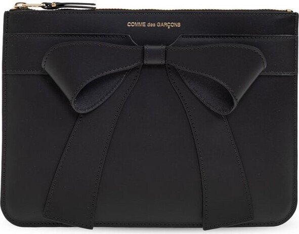 Comme des Garçons Wallet Big Bow Zipped Purse