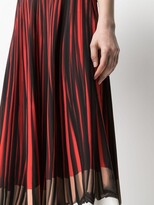 Thumbnail for your product : Paul Smith Stripe-Print Silk Skirt