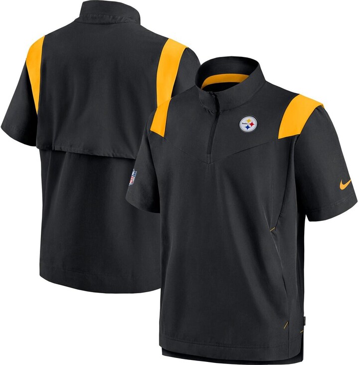 Nike Sideline Coach Lockup (NFL Las Vegas Raiders) Men's Short-Sleeve Jacket.