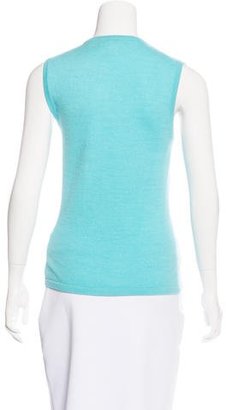 Michael Kors Collection Cashmere Sleeveless Top