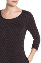 Thumbnail for your product : Foxcroft Diamond Print Sweater Dress