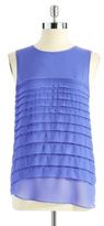 Thumbnail for your product : Vince Camuto Ruched Hi-Lo Tank