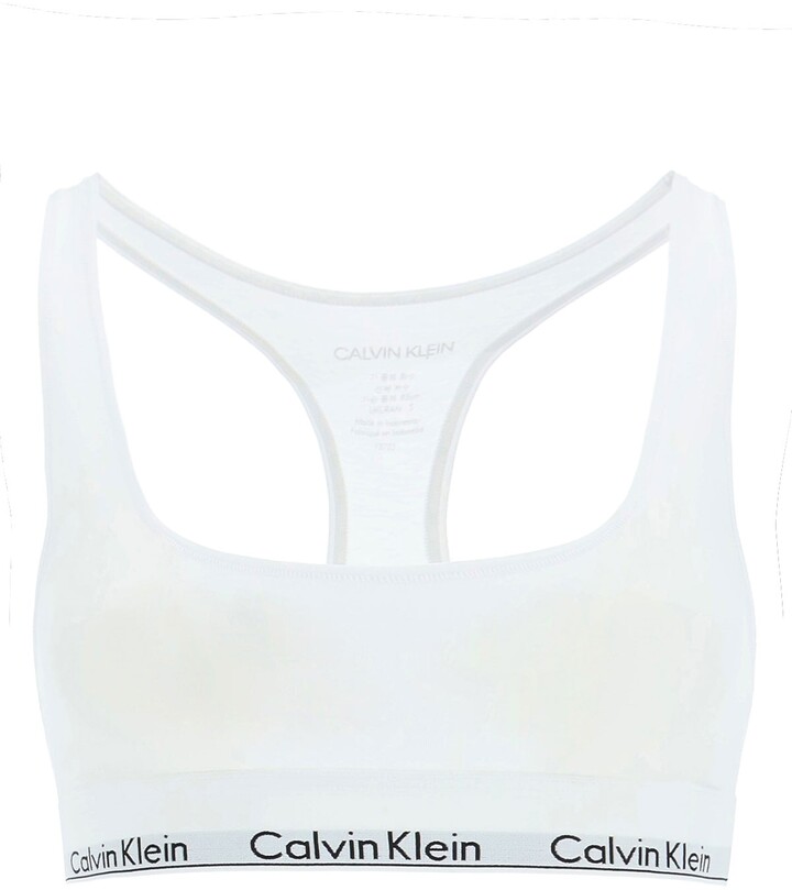 Calvin Klein Racerback Bra | Shop the world's largest collection of fashion  | ShopStyle