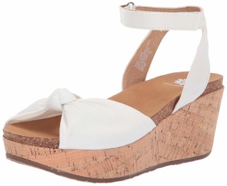 yellow box gateway wedge sandal
