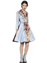 Thumbnail for your product : Antonio Marras Floral Printed Techno Twill Dress