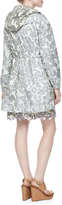 Thumbnail for your product : Tory Burch Shirley Floral-Print Hooded Jacket & Summer Two-Tone Lace Dress