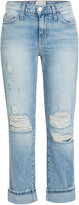 Thumbnail for your product : Current/Elliott High-Waisted Cropped Jeans