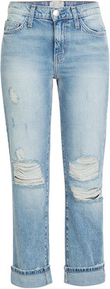 Current/Elliott High-Waisted Cropped Jeans
