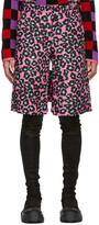 Thumbnail for your product : Comme des Garçons Homme Plus Pink Animal Shorts