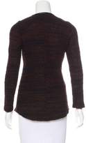 Thumbnail for your product : Etoile Isabel Marant Leather-Trimmed Mélange Sweater