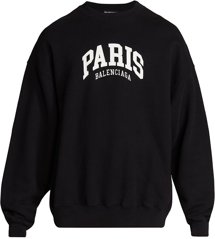 Balenciaga City Paris Logo Sweatshirt - ShopStyle
