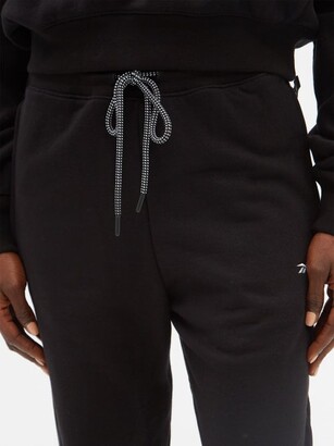Reebok x Victoria Beckham Logo-embroidered Cotton-jersey Track Pants - Black