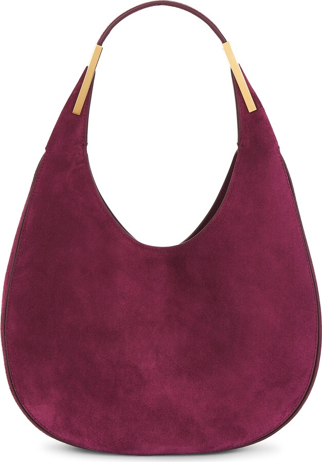 Savette Small Florence Hobo Bag in Wine