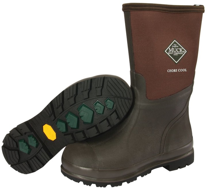 muck grit steel toe work boot
