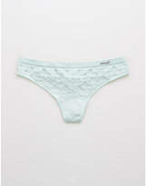 Thumbnail for your product : aerie Seamless Eyelet Thong Undie