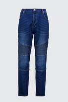 Thumbnail for your product : boohoo Big & Tall Skinny Fit Biker Jean