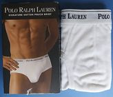 Thumbnail for your product : Polo Ralph Lauren Men's Cotton Brief XL 40-42 Black White Gray Signature New Tag