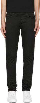 Balenciaga Black Stretch Gabardine Jeans