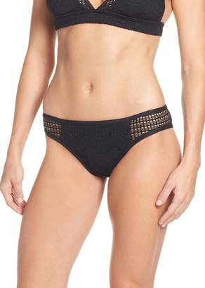 La Blanca Crochet Side Hipster Bikini Bottoms
