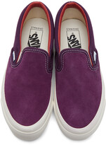 Thumbnail for your product : Vans Purple OG Classic Slip-On LX Sneakers
