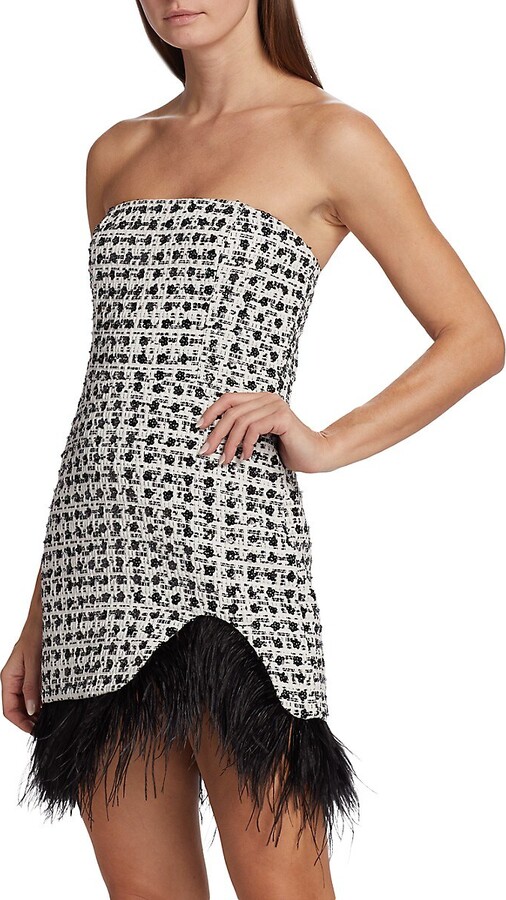 Amanda Uprichard Jazz Sequined Tweed Minidress - ShopStyle