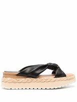 Thumbnail for your product : Paloma Barceló Knotted Slip On Sandals