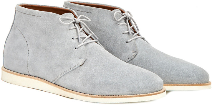 waterproof suede chukka boots