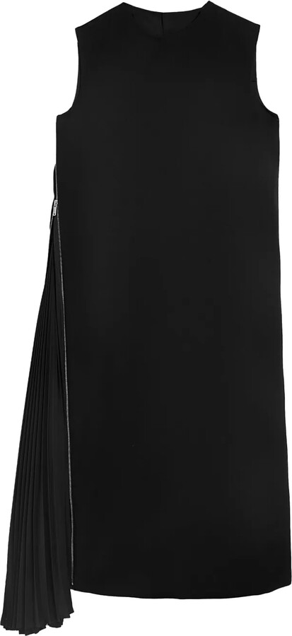 Jil Sander Draped-Detail Midi Dress
