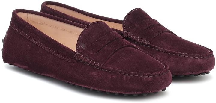 womens purple moccasins