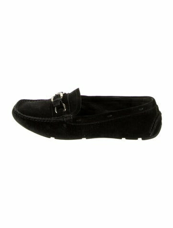 prada suede loafers womens