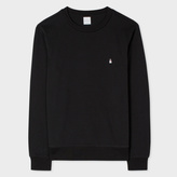Thumbnail for your product : Paul Smith Men's Black Ghost-Motif Loopback-Cotton Sweatshirt