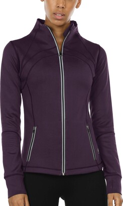 plum coloured jacket