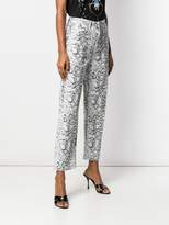 Thumbnail for your product : Alexander Wang Snakeskin Print Trousers