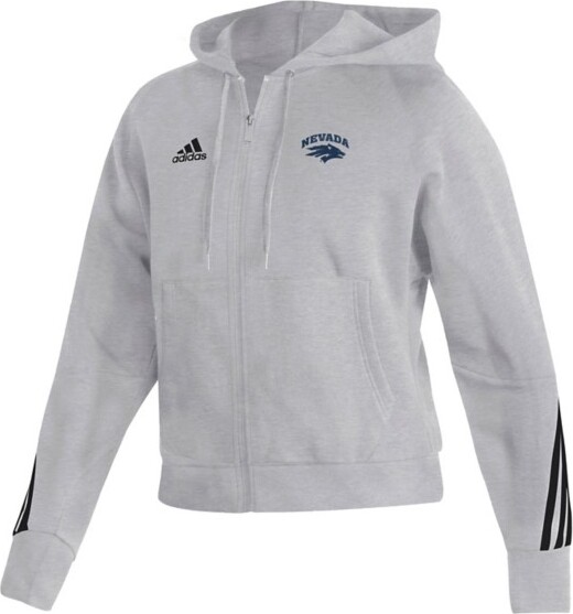Nevada Wolf Pack adidas Women's Hoodie Small Heather Grey