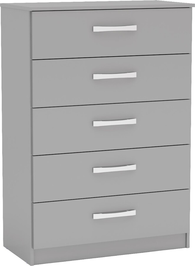 Dunelm Lynx 5 Drawer Chest Grey ShopStyle