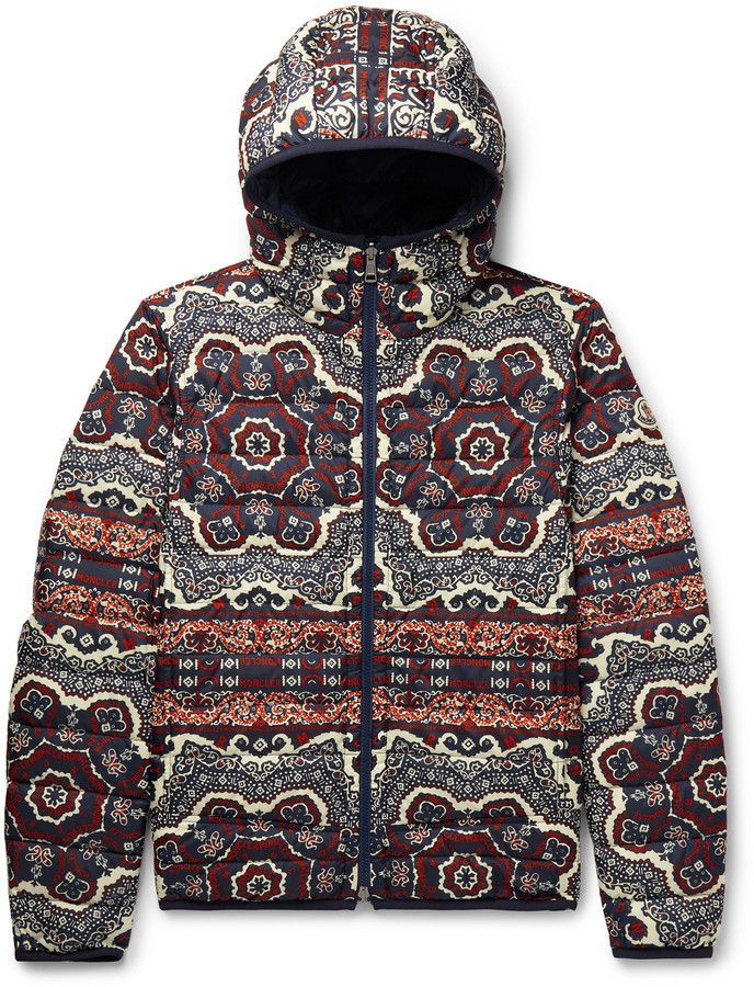 Moncler Slim-Fit Reversible Bandana-Print Quilted Shell Hooded Jacket -  ShopStyle Outerwear