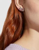 Thumbnail for your product : Coach Crystal Bow Stud Earrings