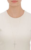 Thumbnail for your product : Silver Cross Feathered Soul Women's Cross Pendant Necklace-Colorless
