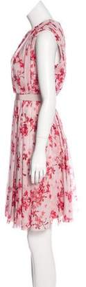Giambattista Valli Sleeveless Printed Dress w/ Tags pink Sleeveless Printed Dress w/ Tags