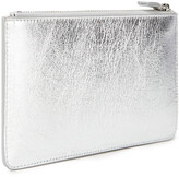 Thumbnail for your product : Sergio Rossi Metallic Textured-leather Wallet