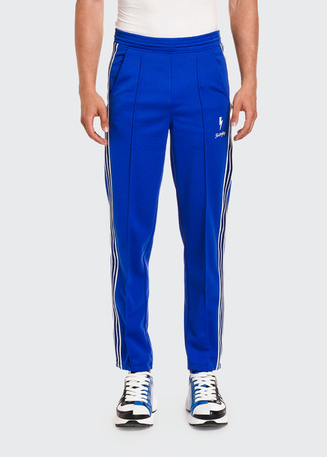 side stripe sweatpants mens