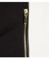 Thumbnail for your product : Only Black Contrast Side Panel Cropped Trousers