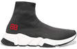 balenciaga speed logoprint stretchknit hightop sneakers