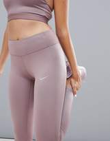 Thumbnail for your product : Nike Running Power Leggings In Smokey Mauve