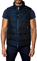 Thumbnail for your product : Jared Lang Stand Collared Camo Puffer Vest