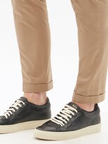 Thumbnail for your product : Paul Smith Basso Leather Trainers - Black White