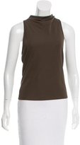 Thumbnail for your product : Halston Cutout Cowl Neck Top w/ Tags