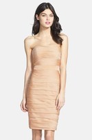 Thumbnail for your product : Monique Lhuillier ML Bridesmaids Ruched Strapless Cationic Chiffon Dress (Nordstrom Exclusive) (Regular & Plus Size)
