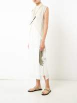 Thumbnail for your product : Isabel Benenato sleeveless tailcoat cardigan