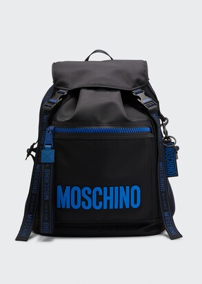 Moschino Men's Logo Backpack